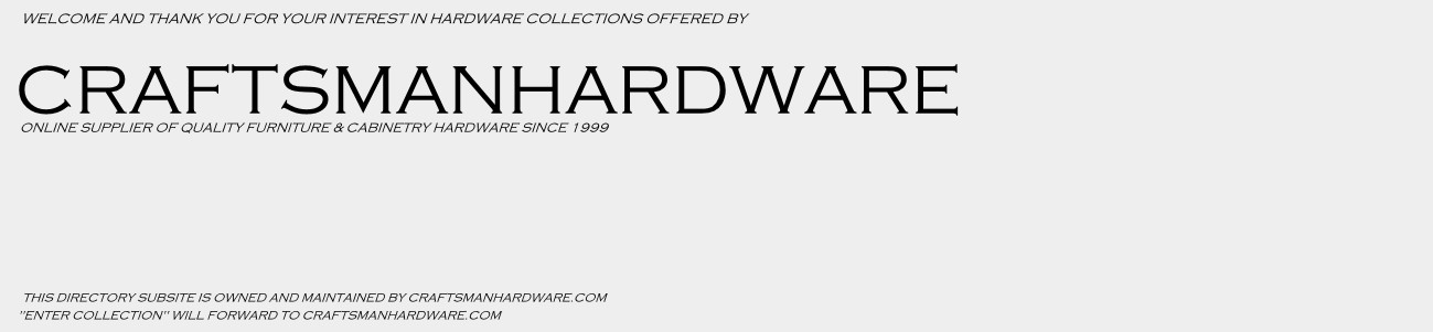 Mission hardware | Craftsmanhardware.com online supplier quality cabinetry furniture hardware since 1999